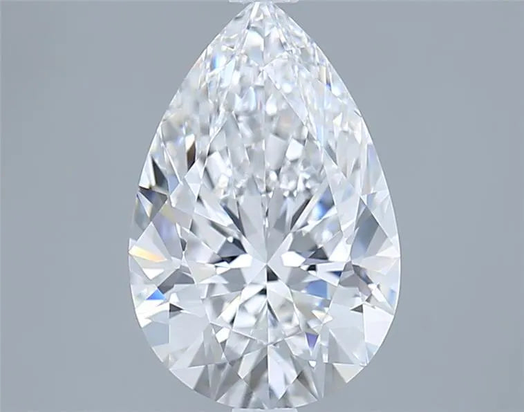 2.70ct Pear Lab Grown Diamond (Colour D, Clarity VVS2, IGI Certified)
