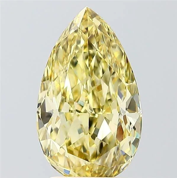 2.70ct Pear Lab Grown Diamond (Colour Fancy Intense Yellow, Clarity VS1, IGI Certified)