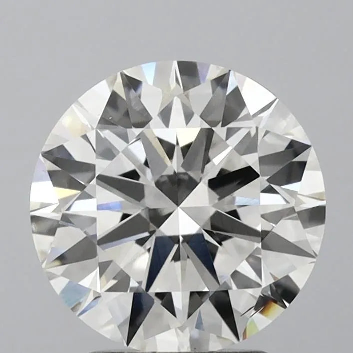 2.70ct Round Lab Grown Diamond (Colour H, Clarity SI1, Cut EX, IGI Certified)