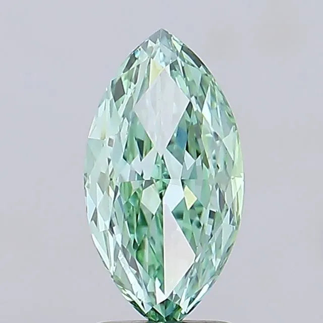 2.71ct Marquise Lab Grown Diamond (Colour Fancy Vivid Green, Clarity VS1, IGI Certified)