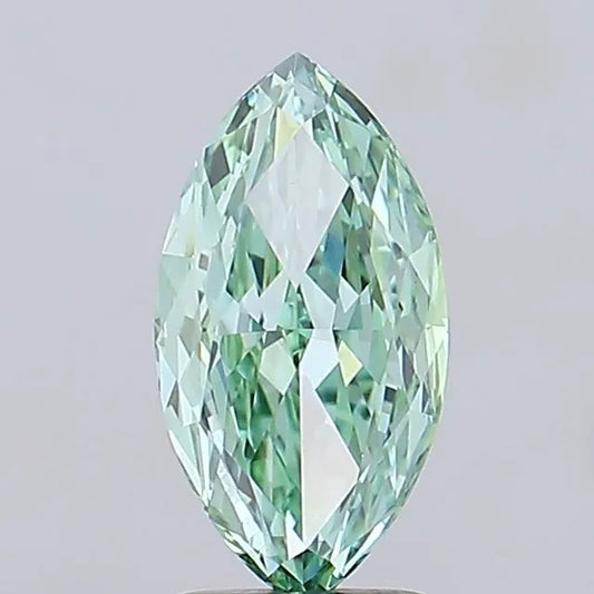 2.71ct Marquise Lab Grown Diamond (Colour Fancy Vivid Green, Clarity VS1, IGI Certified)
