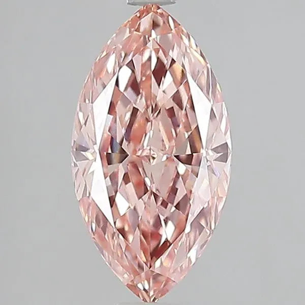 2.71ct Marquise Lab Grown Diamond (Colour Fancy Vivid Pink, Clarity VS1, IGI Certified)