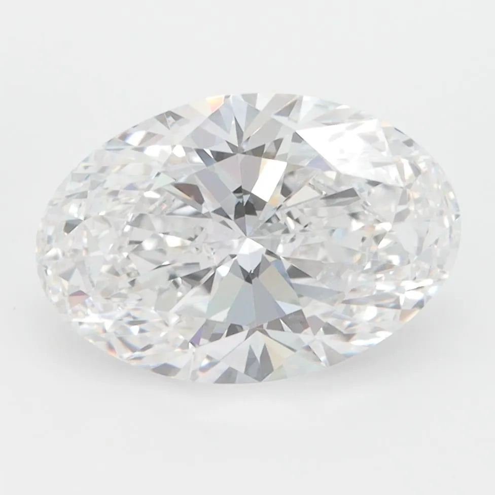 2.71ct Oval Lab Grown Diamond (Colour D, Clarity VVS1, GIA Certified)