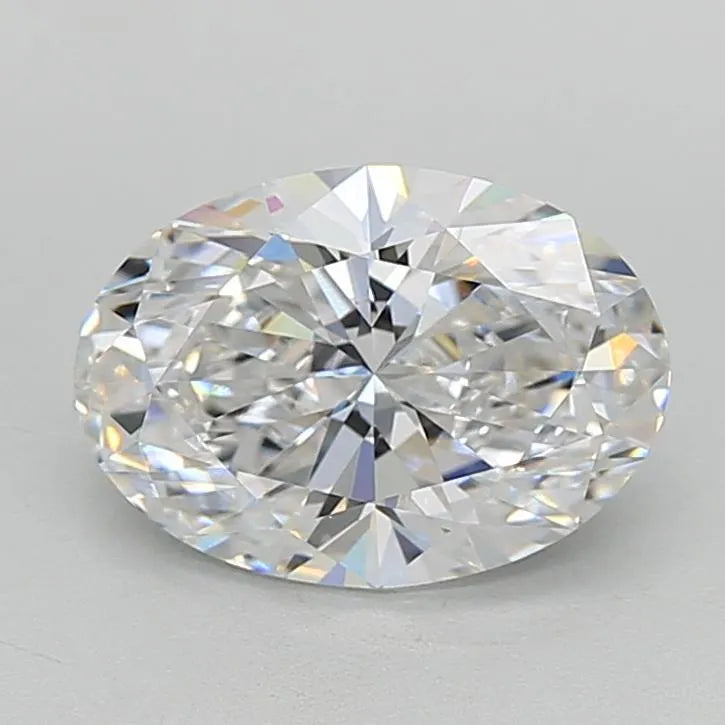 2.71ct Oval Lab Grown Diamond (Colour E, Clarity VVS2, GIA Certified)