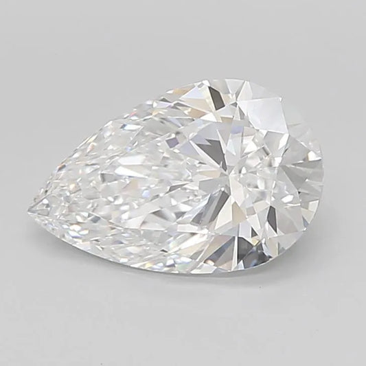 2.71ct Pear Lab Grown Diamond (Colour D, Clarity VVS1, Cut ID, IGI Certified)