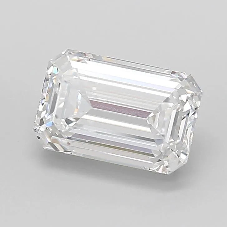 2.72ct Emerald Lab Grown Diamond (Colour D, Clarity FL, Cut EX, IGI Certified)