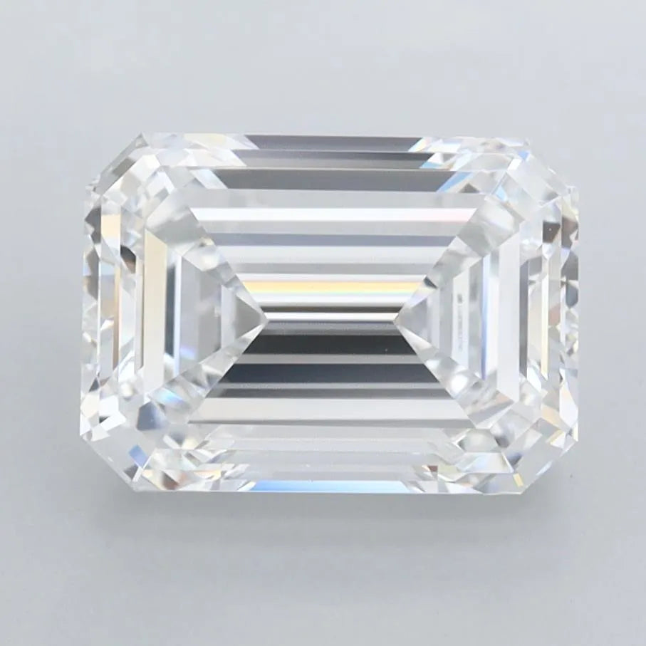 2.72ct Emerald Lab Grown Diamond (Colour D, Clarity FL, IGI Certified)