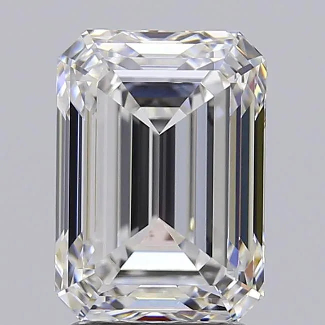 2.72ct Emerald Lab Grown Diamond (Colour E, Clarity IF, IGI Certified)