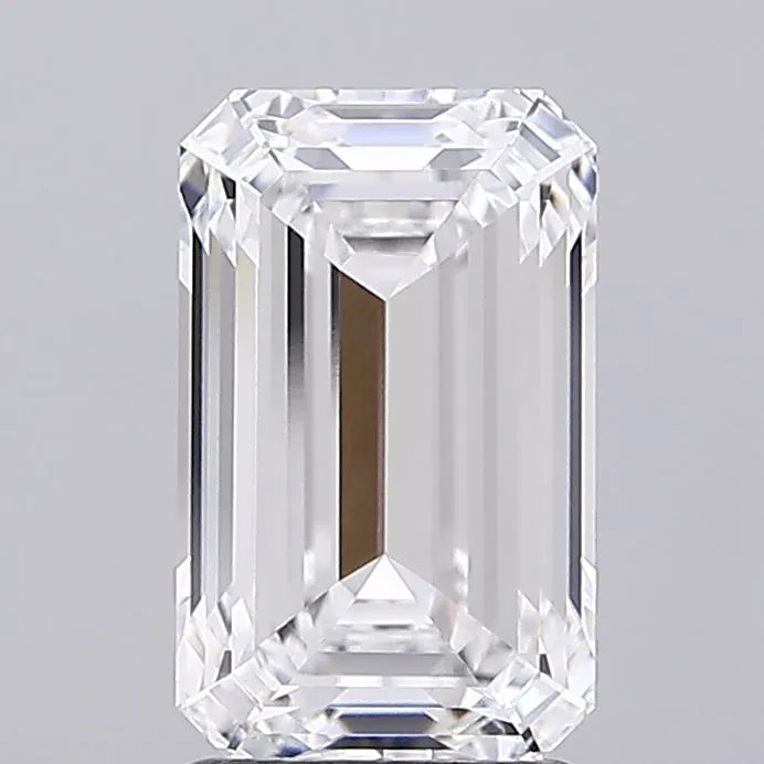 2.72ct Emerald Lab Grown Diamond (Colour E, Clarity VVS2, IGI Certified)