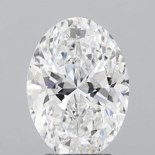 2.72ct Oval Lab Grown Diamond (Colour D, Clarity VVS2, IGI Certified)