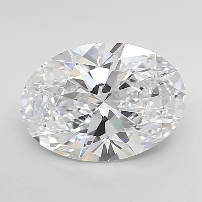 2.72ct Oval Lab Grown Diamond (Colour E, Clarity IF, Cut EX, IGI Certified)