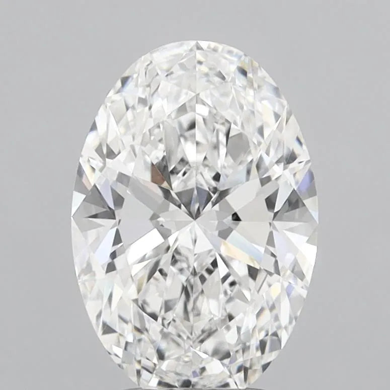 2.72ct Oval Lab Grown Diamond (Colour E, Clarity VVS1, IGI Certified)