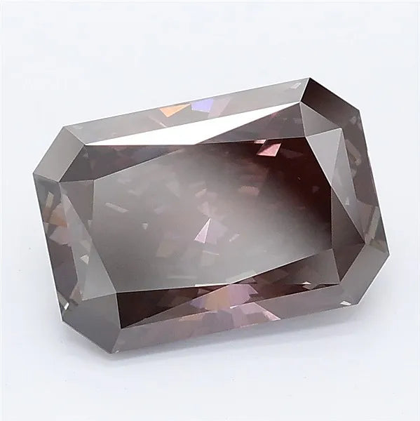 2.72ct Radiant Lab Grown Diamond (Colour Fancy Deep Gray Pink, Clarity VVS2, IGI Certified)