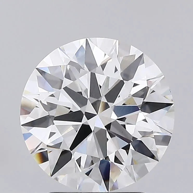 2.72ct Round Lab Grown Diamond (Colour G, Clarity VS2, Cut ID, IGI Certified)