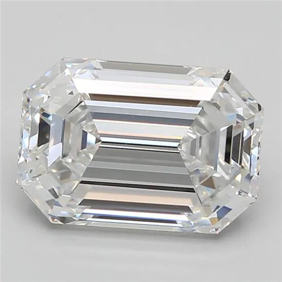 2.73ct Emerald Lab Grown Diamond (Colour D, Clarity IF, GIA Certified)