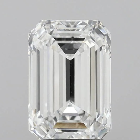 2.73ct Emerald Lab Grown Diamond (Colour D, Clarity VVS2, IGI Certified)