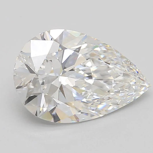2.73ct Pear Lab Grown Diamond (Colour E, Clarity IF, GIA Certified)