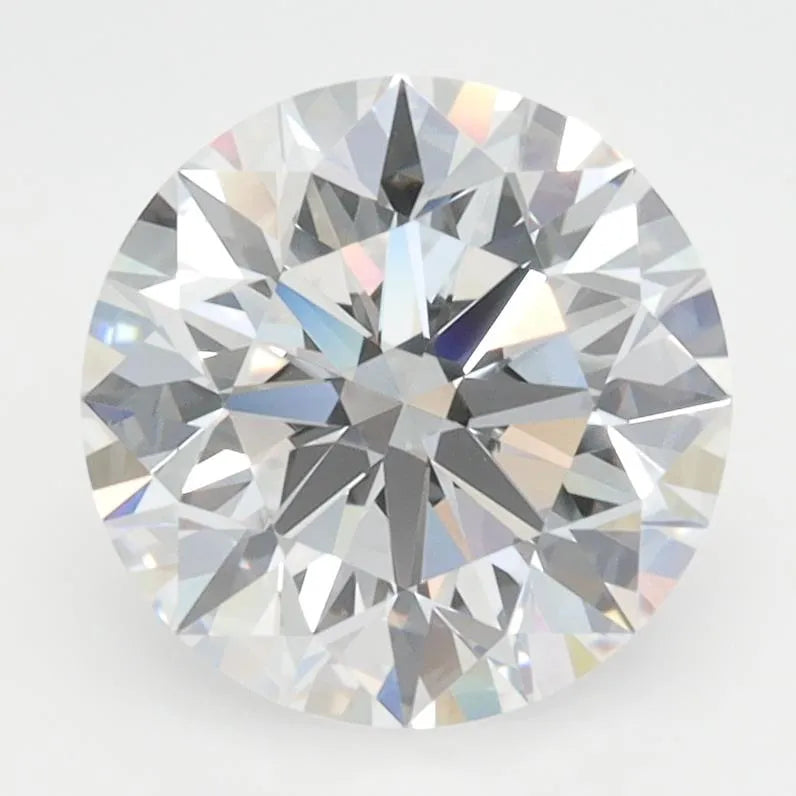 2.73ct Round Lab Grown Diamond (Colour D, Clarity VVS2, Cut EX, GIA Certified)