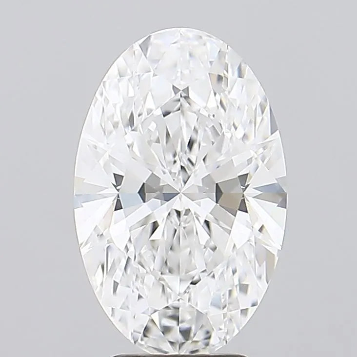 2.74ct Oval Lab Grown Diamond (Colour D, Clarity IF, IGI Certified)