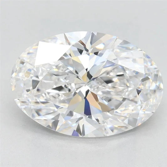 2.74ct Oval Lab Grown Diamond (Colour D, Clarity VVS1, GIA Certified)