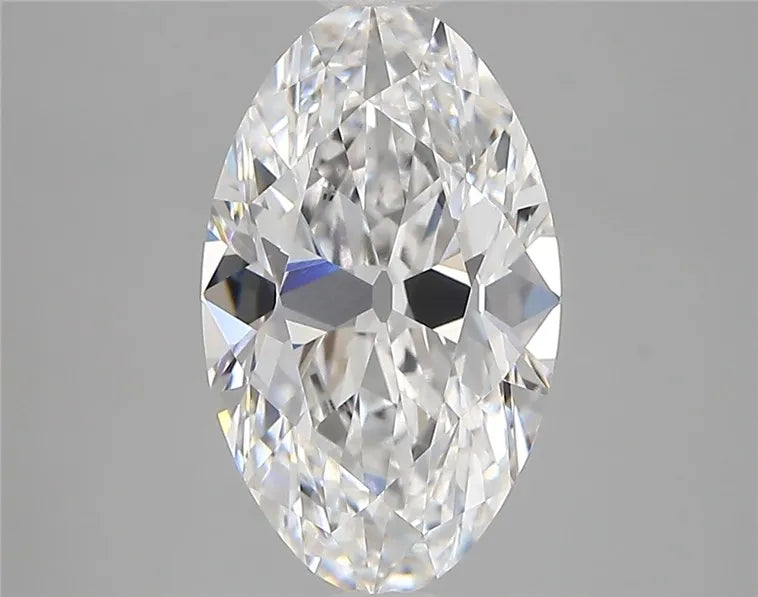2.74ct Oval Lab Grown Diamond (Colour D, Clarity VVS1, IGI Certified)