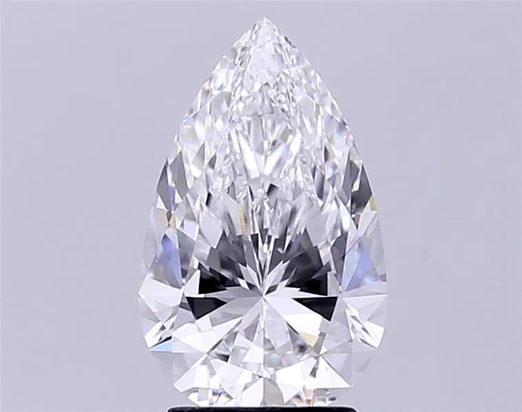2.74ct Pear Lab Grown Diamond (Colour D, Clarity VVS2, IGI Certified)