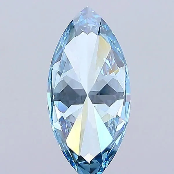 2.75ct Marquise Lab Grown Diamond (Colour Fancy Vivid Blue, Clarity VS2, IGI Certified)