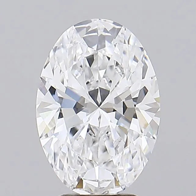 2.75ct Oval Lab Grown Diamond (Colour D, Clarity VVS2, GIA Certified)