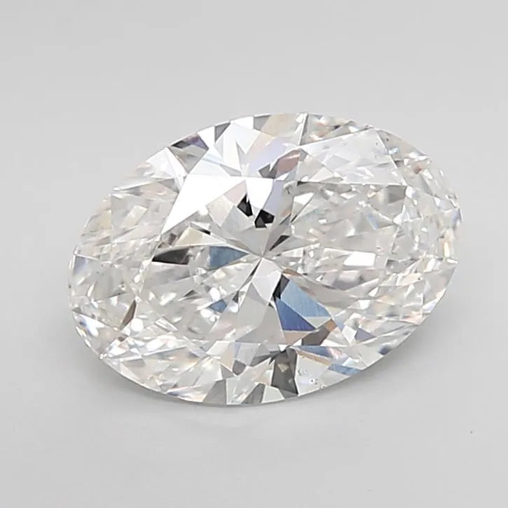 2.75ct Oval Lab Grown Diamond (Colour D, Clarity VVS2, IGI Certified)