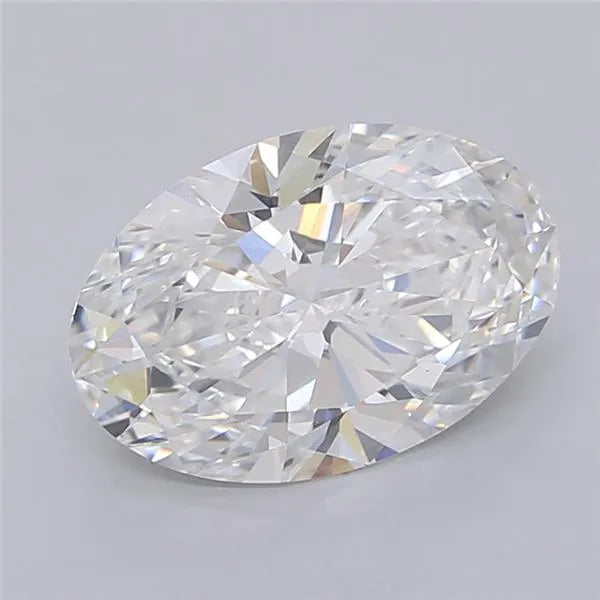2.75ct Oval Lab Grown Diamond (Colour D, Clarity VVS2, IGI Certified)