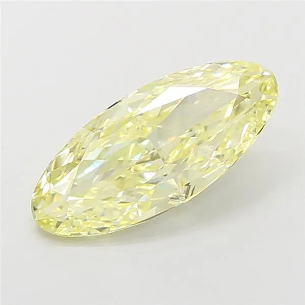 2.75ct Oval Lab Grown Diamond (Colour Fancy Light Yellow, Clarity VVS1, IGI Certified)
