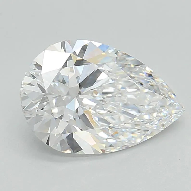 2.75ct Pear Lab Grown Diamond (Colour D, Clarity VVS1, IGI Certified)