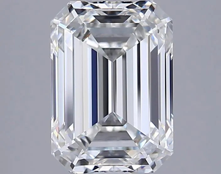 2.76ct Emerald Lab Grown Diamond (Colour F, Clarity VVS1, GIA Certified)