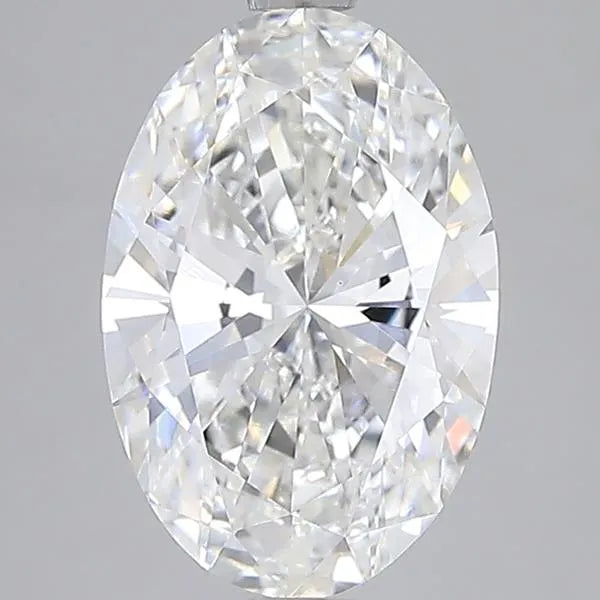 2.76ct Oval Lab Grown Diamond (Colour F, Clarity VVS2, IGI Certified)