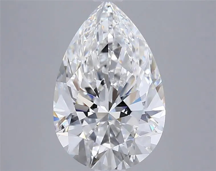 2.76ct Pear Lab Grown Diamond (Colour E, Clarity VVS2, IGI Certified)