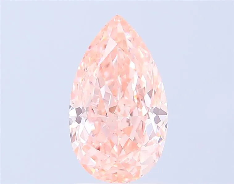 2.76ct Pear Lab Grown Diamond (Colour Fancy Intense Pink, Clarity VVS2, IGI Certified)