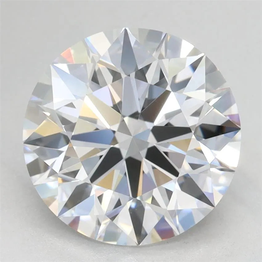 2.76ct Round Lab Grown Diamond (Colour D, Clarity IF, Cut ID, IGI Certified)