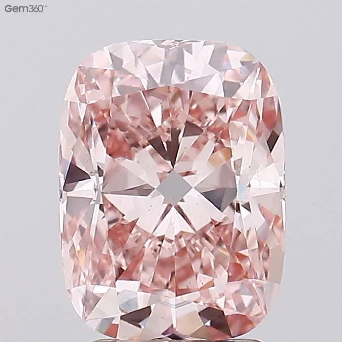 2.77ct Cushion modified Lab Grown Diamond (Colour Fancy Intense Pink, Clarity VS1, IGI Certified)