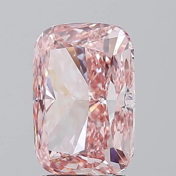 2.77ct Cushion modified Lab Grown Diamond (Colour Fancy Vivid Pink, Clarity VS1, IGI Certified)