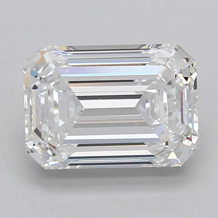 2.77ct Emerald Lab Grown Diamond (Colour D, Clarity VVS2, IGI Certified)