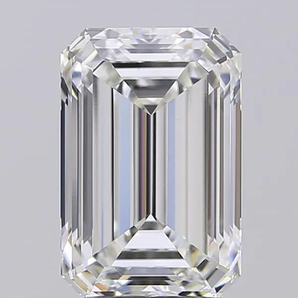 2.77ct Emerald Lab Grown Diamond (Colour F, Clarity VVS2, IGI Certified)
