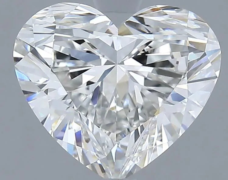 2.77ct Heart Lab Grown Diamond (Colour E, Clarity IF, IGI Certified)