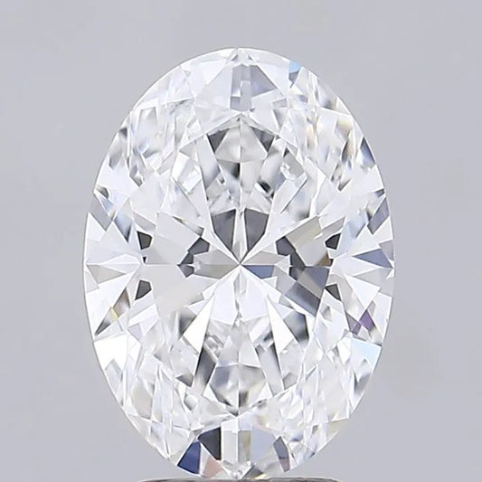 2.77ct Oval Lab Grown Diamond (Colour D, Clarity VVS2, IGI Certified)