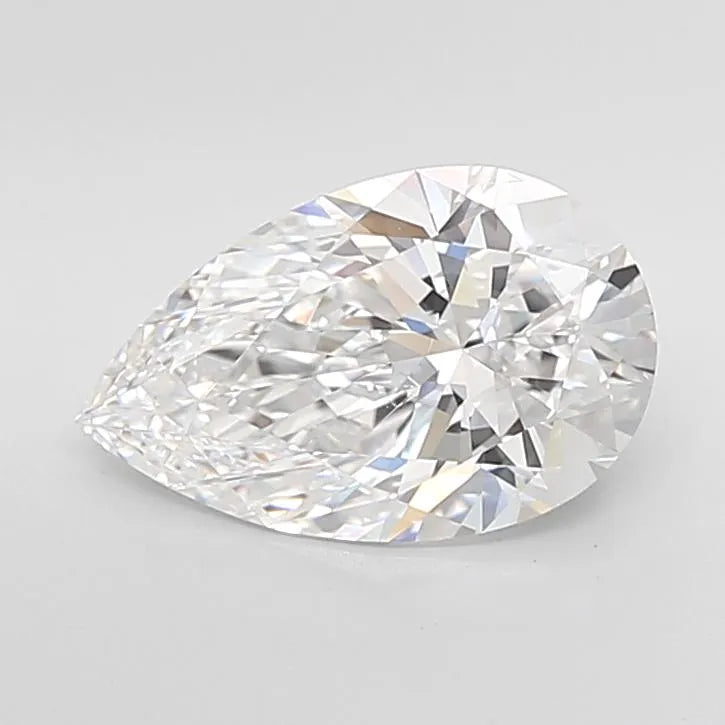 2.77ct Pear Lab Grown Diamond (Colour D, Clarity IF, Cut EX, IGI Certified)