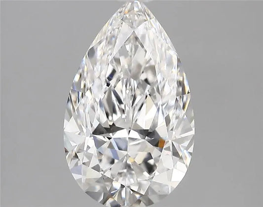 2.77ct Pear Lab Grown Diamond (Colour D, Clarity VVS2, IGI Certified)