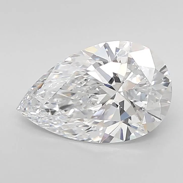 2.77ct Pear Lab Grown Diamond (Colour E, Clarity VVS1, IGI Certified)