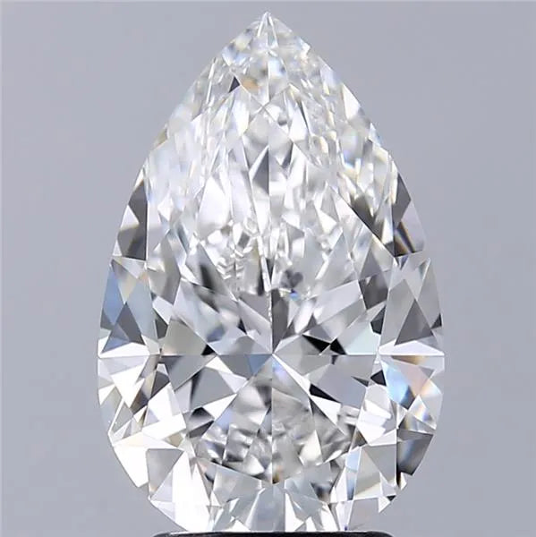 2.77ct Pear Lab Grown Diamond (Colour E, Clarity VVS1, IGI Certified)