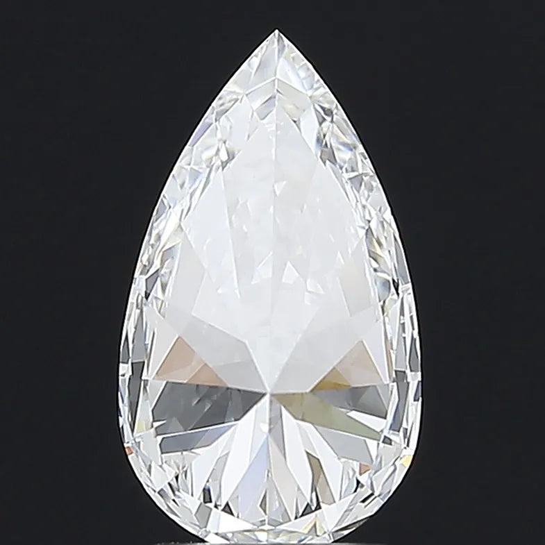 2.77ct Pear Lab Grown Diamond (Colour F, Clarity VVS2, IGI Certified)
