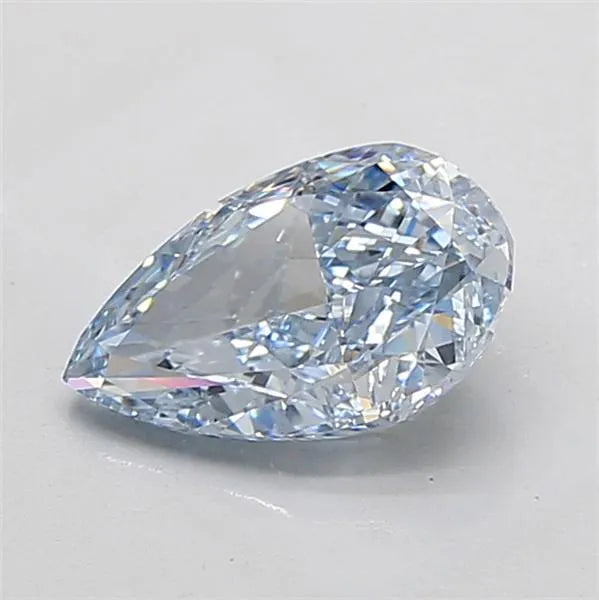 2.77ct Pear Lab Grown Diamond (Colour Fancy Blue, Clarity VS1, IGI Certified)
