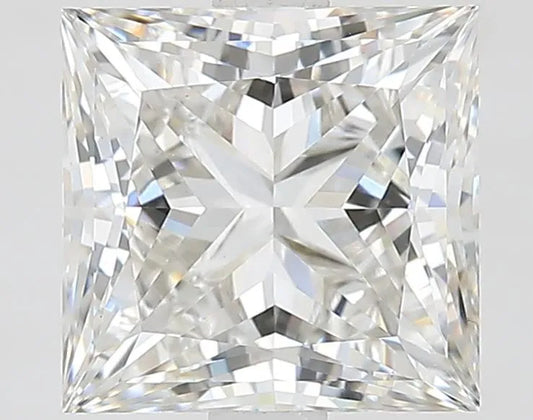 2.77ct Princess Lab Grown Diamond (Colour H, Clarity VVS2, IGI Certified)